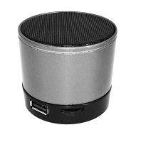 Mini Metal Bluetooth Speaker - Silver Photo