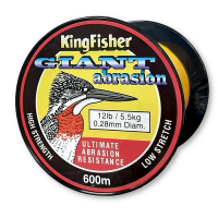 Kingfisher Giant Abrasion Nylon .28MM 5.5KG/12LB Colour Gold 600m Spool Photo