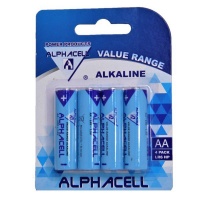 Alphacell 3 Pack of Value Battery Size AA 4-Pieces Total 12 Batteries Photo