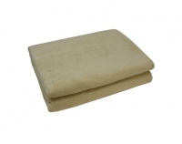 Sesli Cotton Blanket 1 ply Queen Size - Beige Photo