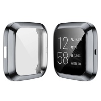 Case Candy Fitbit Versa 2 Cover with Screen Protection - Grey Photo