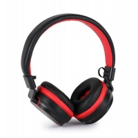 AZ-01 Surround Sound Wireless Bluetooth Headphones- Red & Black Photo