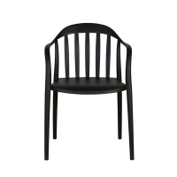 Block Basics - Terraza Black PVC Dining Chair Photo