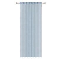 Inspire Light Blue Cotton Curtains - 135 x 280 cm Photo