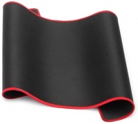 Mouse Pad -Extra Large Non Slip - Black with Red Trim Photo
