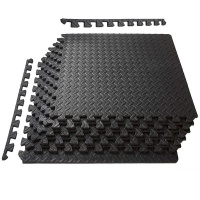 HEARTDECO EVA Foam Interlocking Tile Gym Floor Mat - 6 Pieces Pack Photo