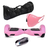 Self Balance Scooter 6.5" Hoverboard-LED-Bluetooth-Remote-Bag-Mask-Pink Photo