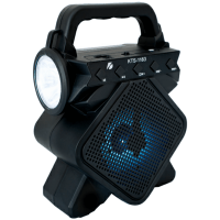 Smart Living Wireless Portable Bluetooth Speaker with Flash Light - RGB Light-Up Photo