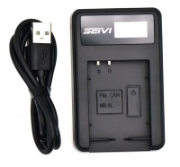 Canon Seivi LCD USB Charger for NB-5L Battery Photo