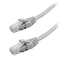 C2G 2M GREY CAT6 Ethernet Gigabit Lan Network Cable Patch cable UTP compatible with CAT.5 CAT.5e and CAT.7. Photo
