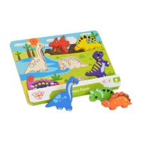 Tooky Toy Chunky Puzzle - Dinosaur Photo