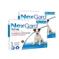NexGard Tick & Flea Control for Medium Dogs - 3 Tablets x 2 Units Photo