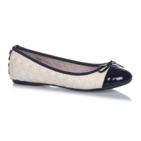 ButterflyTwists Olivia Pump in Cream and Black Photo