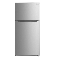 Midea - Classic Top Freezer 652L Fridge - Silver Photo