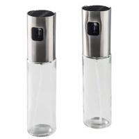 Stainless Steel Olive Oil Sprayer Silver - 2 Pack Photo