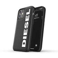 Diesel Apple iPhone 12 Mini Snap Case Logo-Black/White Photo