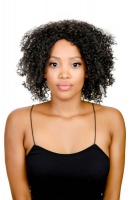 Magic Short Size Beautiful Synthetic Hair Afro Wig Nari 1B Photo