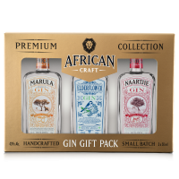 African Craft Gin Gift Pack-Marula Elderflower Naartjie) Photo