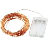Light Of My Life Copper Wire Fairy Lights Warm White - Battery Operated -10m Photo