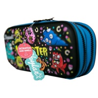 Skylar Hard shell pencil case double zip Monster Scented Photo