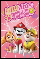 Paw Patrol - Pawsitive Vibes Poster with Black Frame Photo