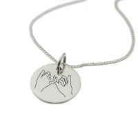 Pinky Promise Necklace with 'Forever' engraved at the back Photo