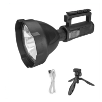 Multifunctional Searchlight Rechargeable Flashlight Super Bright LED Torch Photo