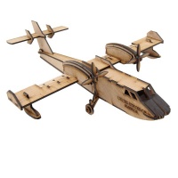 Wow We - 3D Wooden Model Aeroplane Passenger Plane Photo