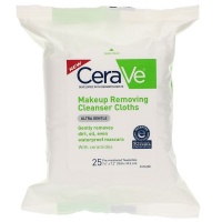 CeraVe Makeup Removing Cleanser Cloths 25 Gentle Pre-Moistened Cloths Photo