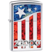 Zippo Lighter - US Flag Photo