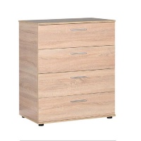 Adore Trendline Chest of 4 Large Drawers - Sonoma - 5 year Warranty Photo