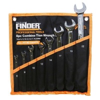 Finder 8 Piece Carbon Steel Combination Wrench Set Photo