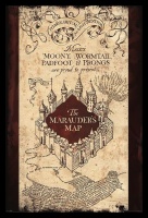 Harry Potter - The Marauders Map Poster with Black Frame Photo