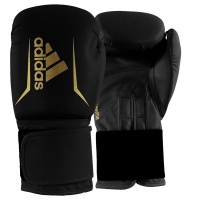 adidas Speed75 Boxing Glove Blk/Gld 14-Oz Photo