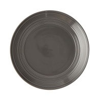 Jenna Clifford - Embossed Lines Dark Grey Side Plate Set of 4 Photo