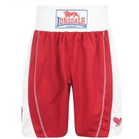 Lonsdale Mens Performance Boxing Shorts - Red Photo