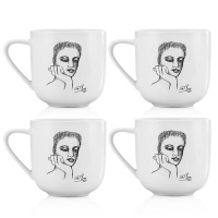 Carrol Boyes Mugs Set of 4 - Just a Thought Photo