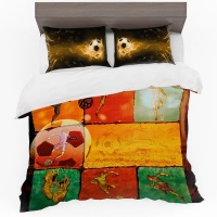 Print with Passion Football Duvet Cover Set Photo