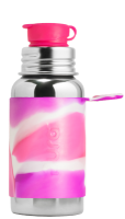 Pura Stainless 550ml Water Bottle - Pink Swirl - Plastic Free! Photo