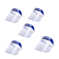 Pack of 5 Face Shields Extra Wide Adjustable Photo