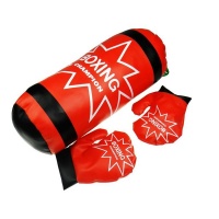 Professional Style Kids Punching Bag Training in Martial Arts/Boxing Photo