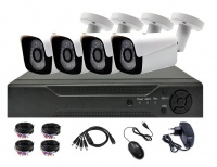 CCTV camera system 4CH combo kit -with 1TB hared drive Photo