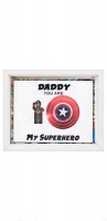 Kika Crafts Cap Super Hero Daddy - Fathers Day Boxed Frame Gift Set Photo