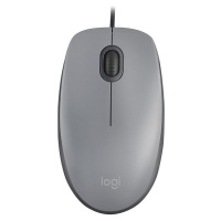 Logitech M110 Wired Mouse - Grey Photo