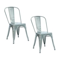 Infinity Homeware Retro Metal Chair - Set of 2 Chairs Photo
