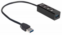 Manhattan USB 3.0/ 2.0 Combo Hub - One SuperSpeed USB 3.0 Port Photo