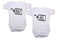 Qtees Africa - Buy One Get One Free Twin Pack Baby Grows Photo