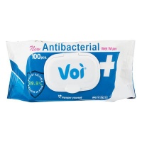 Bulk Pack x 3 Voi Hand-Wipes Cleanser 100 Piece Antibacterial Photo