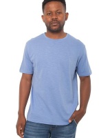 Restless Slub Yarn Blue T-Shirt Photo