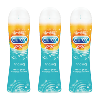 Durex Play Lube- Tingle- 3 x 50ml Photo